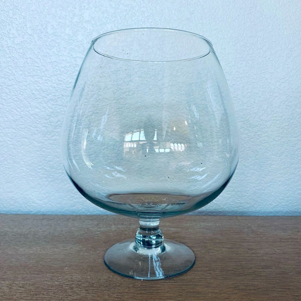 Glass Fishbowl Decor Cocktail Wine Serving Bowl